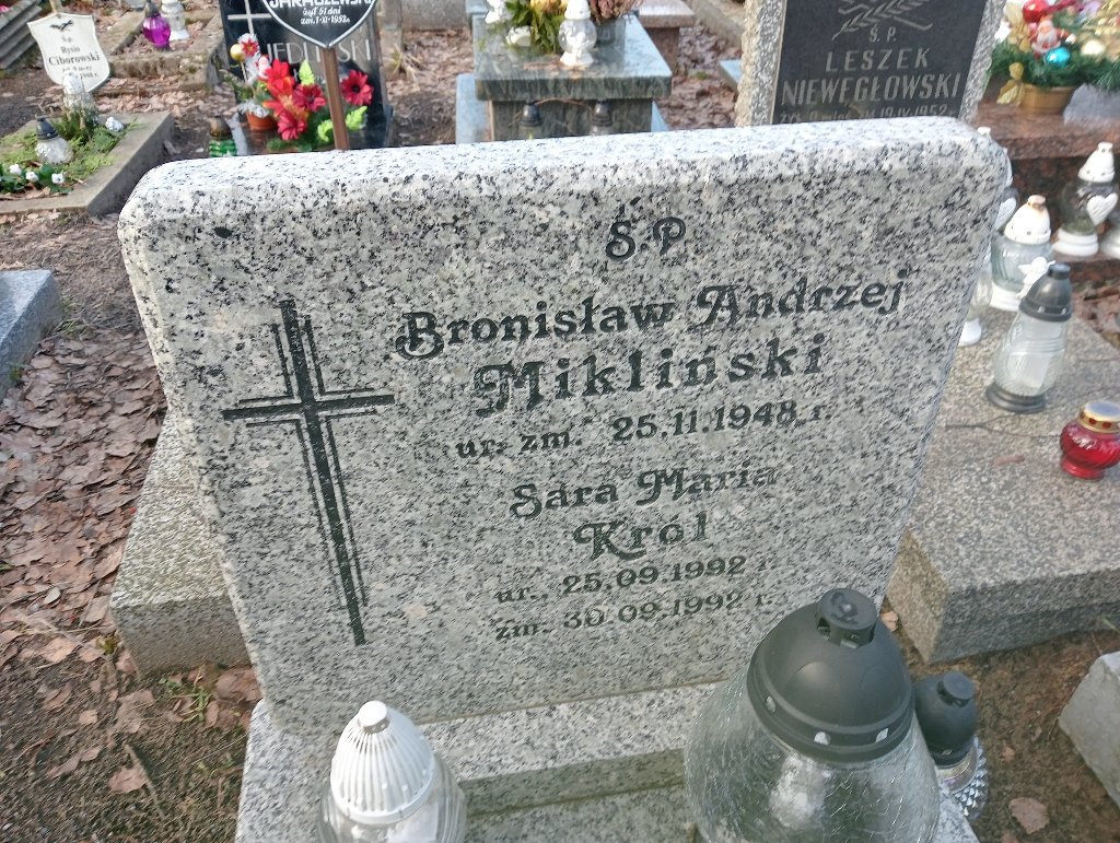 Bronisław Mikliński 1948 Falenica - Grobonet - Wyszukiwarka osób pochowanych