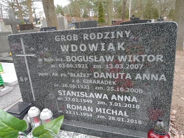 Stanisława Wdowiak 1949 Falenica - Grobonet - Wyszukiwarka osób pochowanych