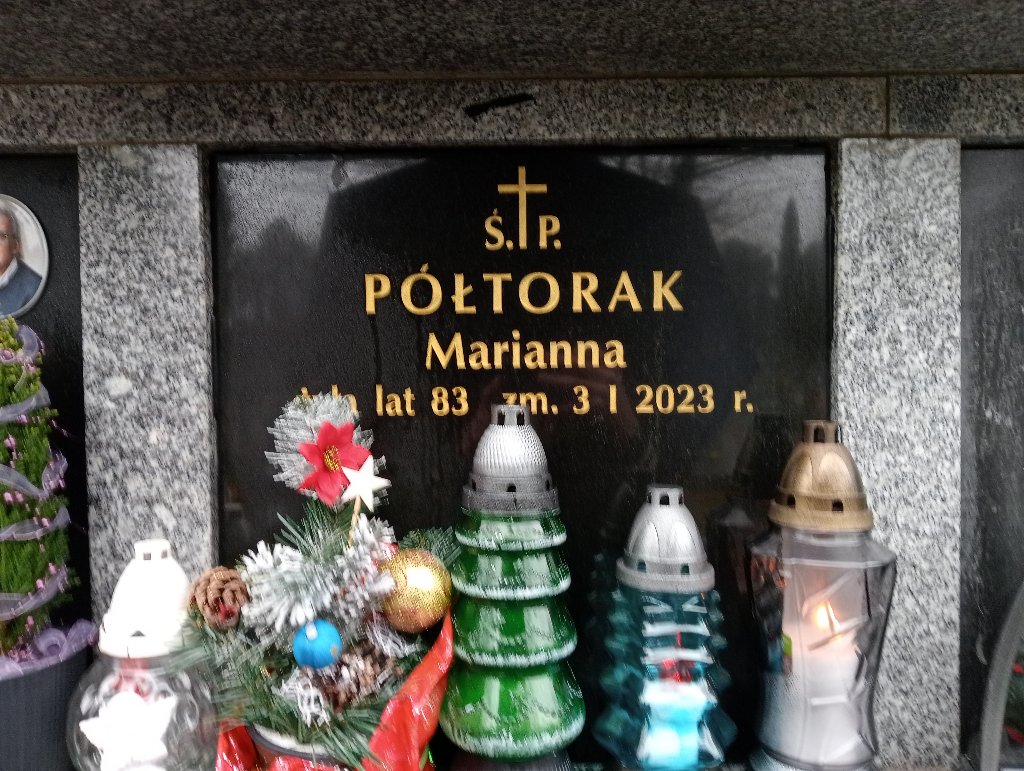 Marianna Półtorak Falenica - Grobonet - Wyszukiwarka osób pochowanych